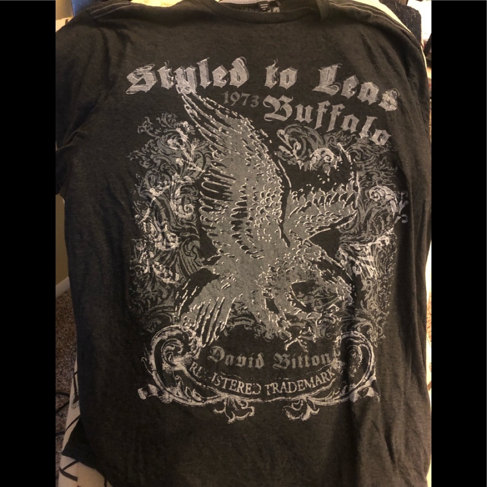 Mens buffalo tshirt size xxxl
